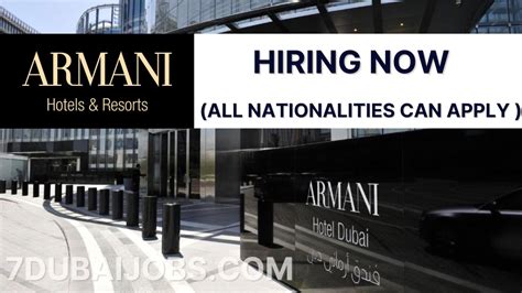 armani hotel careers|emaar properties jobs.